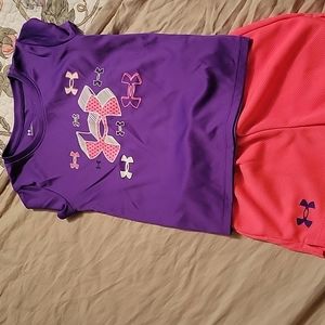 Girls sz 4 Under Armour outfit.